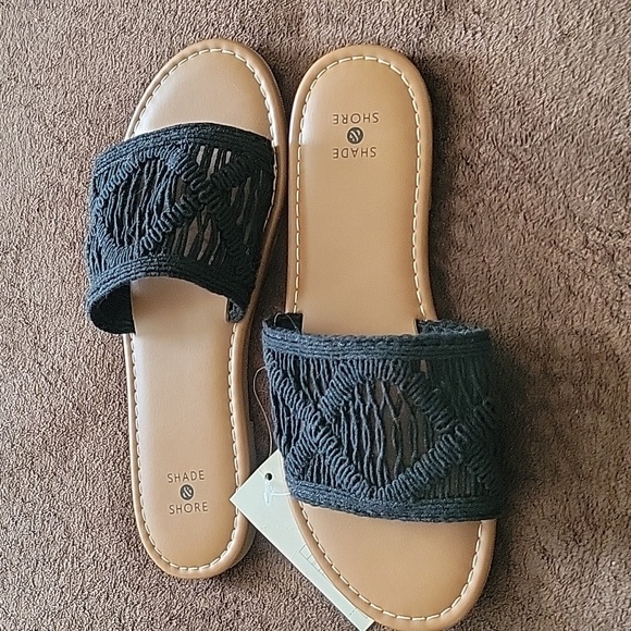 NWT SHADE & SHORE Tan Sandals - Picture 6 of 6